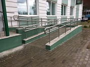 Ограждения пандусов из нержавеющей стали для инвалидов Минск