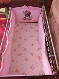 Детская кроватка деревянная+подарок-матрас и Бортики Брест