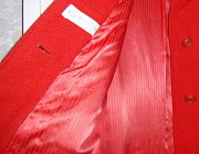 Пальто красное демисезонное, р.48-50, б.у Брест
