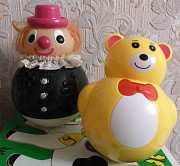Неваляшки детские Клоун и Медведь-2шт Брест