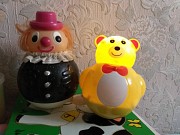 Неваляшки детские Клоун и Медведь-2шт Брест