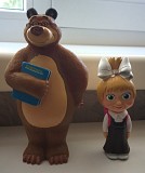 Маша и Медведь, резиновые игрушки, б.у Брест