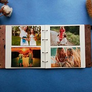Индивидуальные фотоальбомы из дерева и кожи Минск