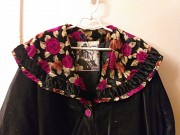 Куртка с цветным воротником, удлиненная, р.52-54, б.у Брест