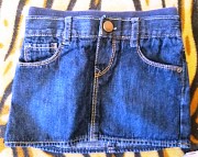 Юбка джинсовая, синяя, на 1-2года (р.86-92), б.у Брест
