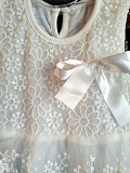 Кружевное белое платье (6мес-1.2года), б.у как новое Брест