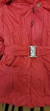 Куртка красная с мехом, капюшоном, р110 (4-5лет) Брест
