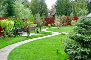 Сделать декоративную ландшафтную садовую дорожку, площадку на участке Орша