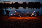 Театр огня Ergo Bibamus и ходулисты Гродно