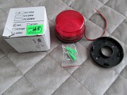 Сигнальная лампа для автоматики ворот, шлагбаума, цвет красный, 12V Минск