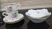 Польский фарфор: 2 чайные пары + 2 салатника Минск