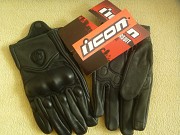 Перчатки для мотоциклистов icon Pursuit со вставками Минск
